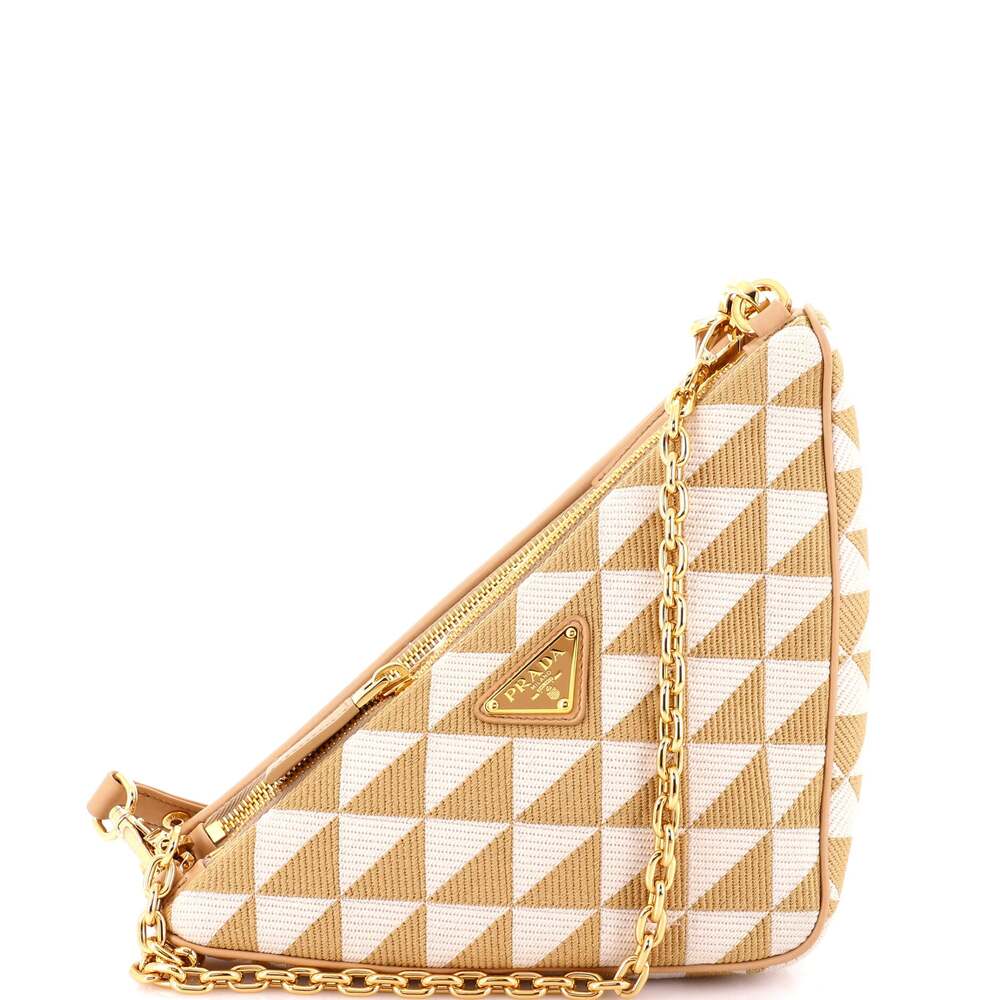 Prada Double Symbole Triangle Bag #348475P22B